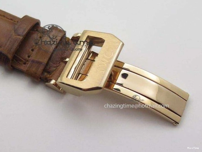 MIROTIME 0321 Youthful Pilot Chrono RG 3878 Gray Dial on Light Brown Leather Strap A 7394